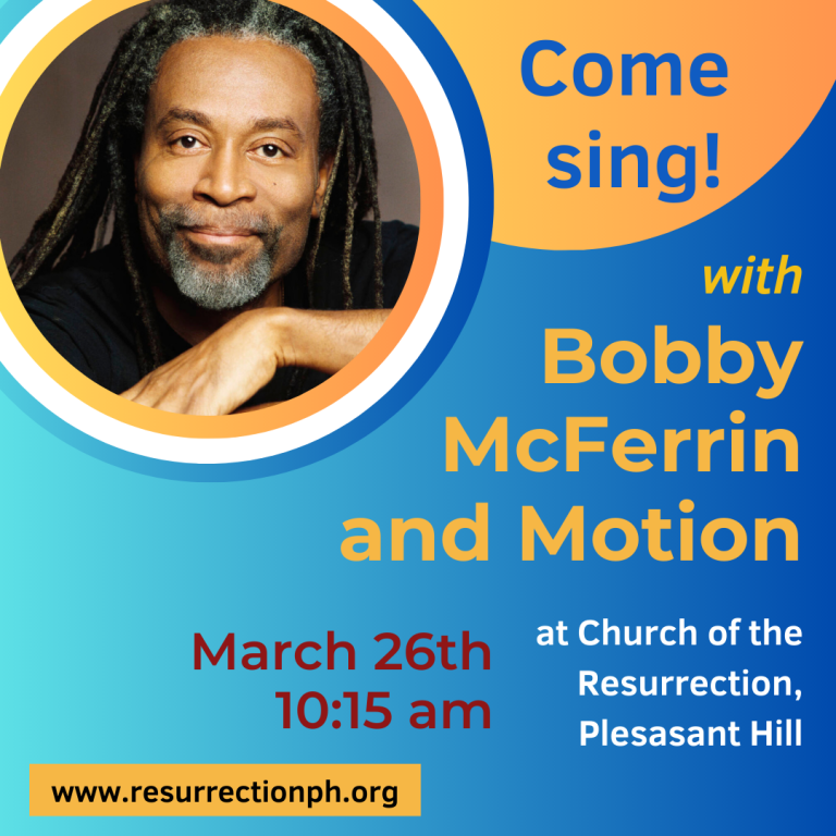 This Sunday: Bobby McFerrin!!