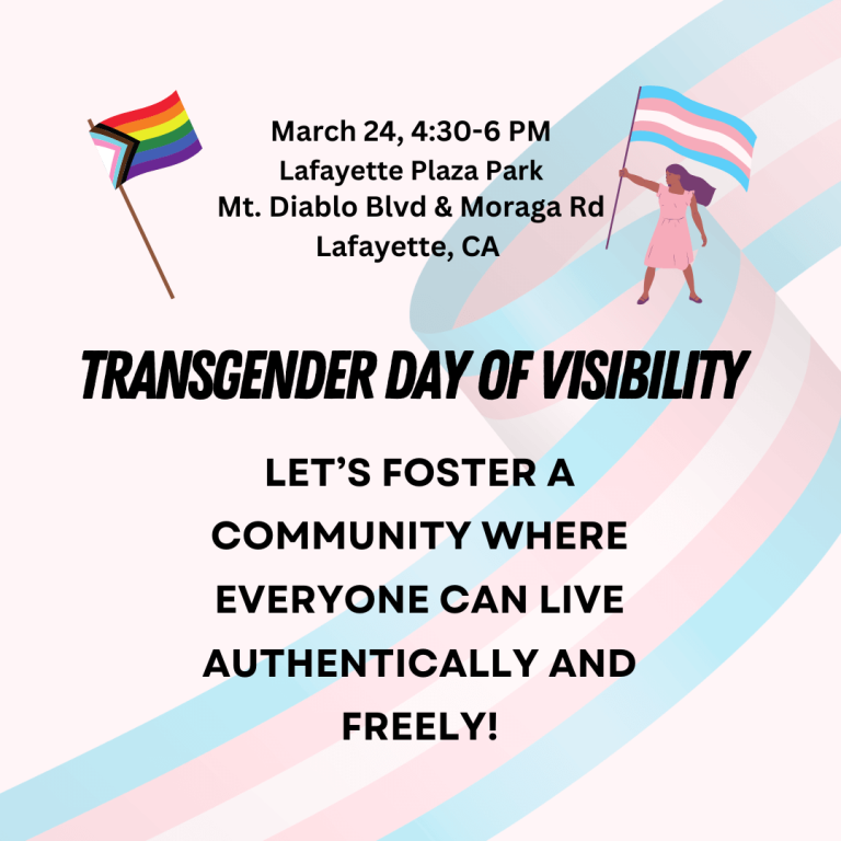 Celebrating Transgender Day of Visibility