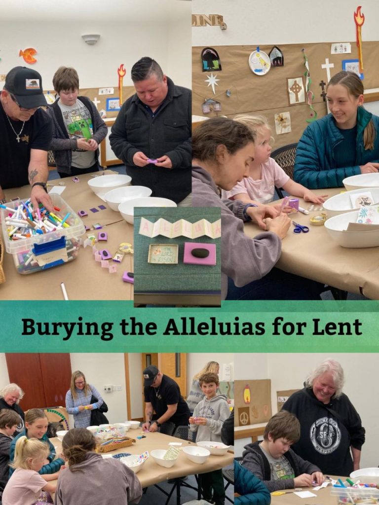 Burying alleluias